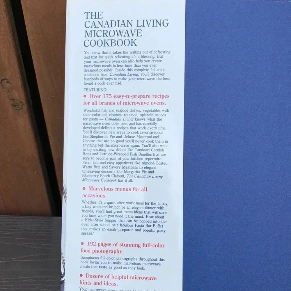 The Canadian  Living Microwave Cookbook - Picture 7 of 7